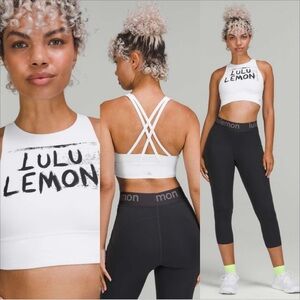 RARE * Lululemon Energy High-Neck Longline Bra *Medium Support, B–D Cups